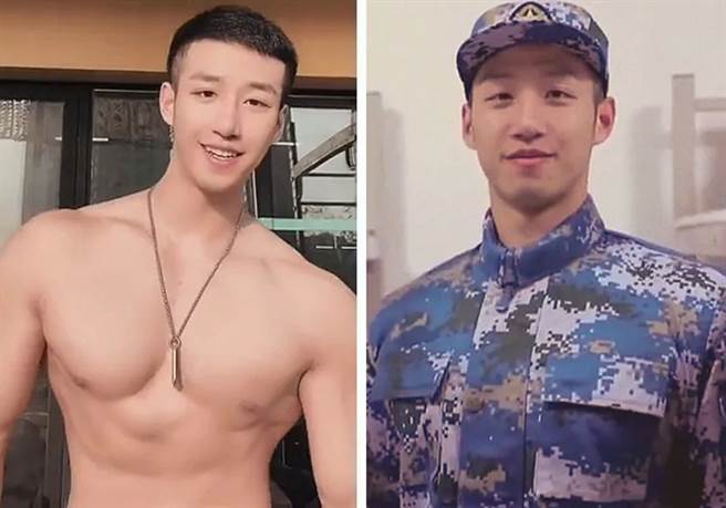 年轻健美网红放弃高收入与高名气，决定参加解放军，获得大陆官媒高调宣传。（图／微博@兵哥哥教我踢正步）