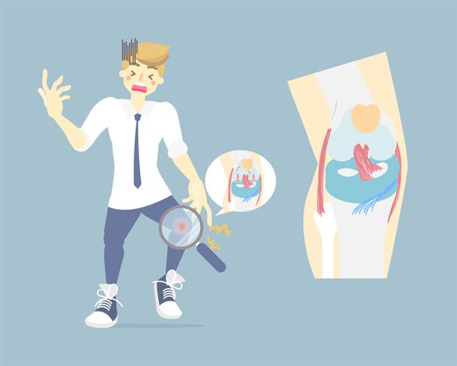 膝盖随着老化等因素，造成关节内部的软骨会有所磨损，形成退化性膝关节炎。(图/常春月刊提供)