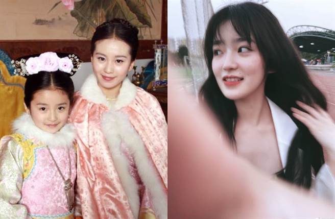 柴蔚蜕去稚嫩，越大越美。(图／翻摄自微博)
