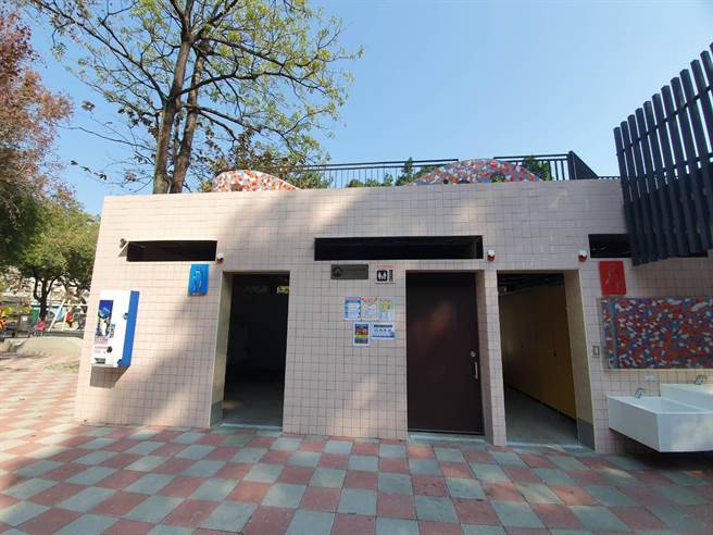 台中公園綠地園道抗旱配套措施已提前施行。(台中市政府提供)