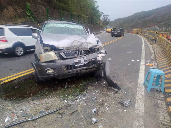 台9線5日下午發生車禍意外，所幸6名傷者皆無生命危險。(警方提供)