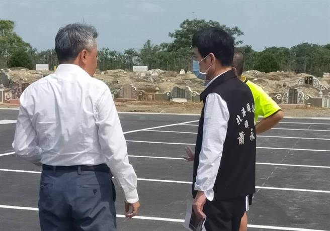 雲林縣北港鎮公所為改善鎮民治喪需到外縣市困境，在府番公墓規畫小型靈堂。（北港鎮公所提供／張朝欣雲林傳真）