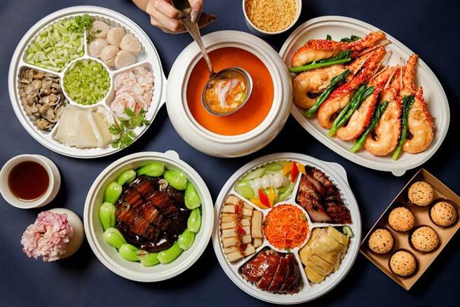 （台北晶華酒店搶母親節商機，除將Buffet座位數增加，並-由晶華軒鄔海明主廚精心打造的「西施美人家宴」。圖／晶華酒店提供）
