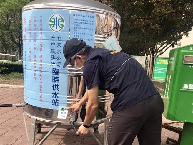 台中市从六日开始「供五停二」分区供水，全面限水大作战。（卢金足摄） 