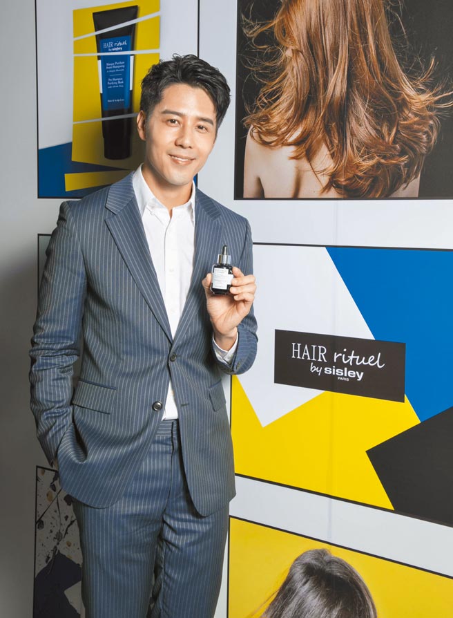 法国顶级髮肌Hair Rituel by Sisley找来男神胡宇威担纲证言。（Hair Rituel by Sisley 提供）