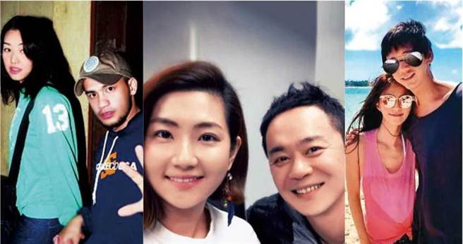 演藝圈有許多分開後仍能繼續當朋友的例子。（左）路嘉怡與張震嶽、（中）Selina與張承中、（右）信與WeiWei。（圖／翻攝自網路）