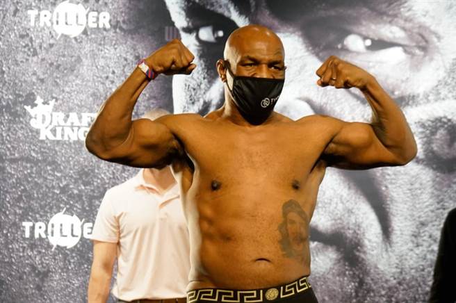 前阵子重返擂台的「铁拳」麦克泰森成功减回18岁时的体重。（达志影像）