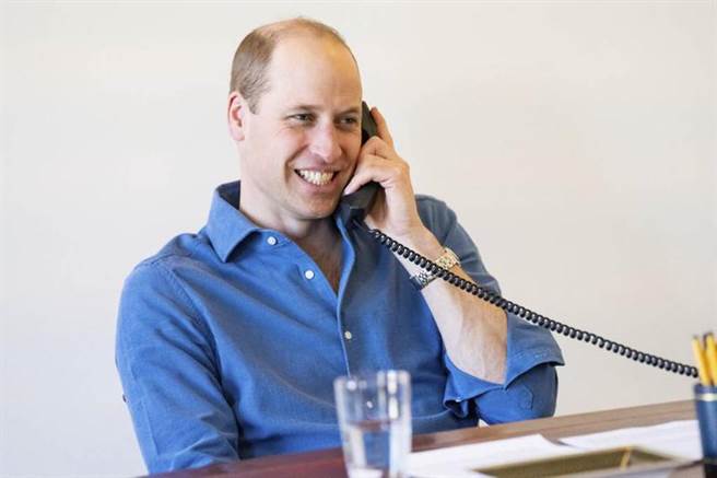 英国剑桥公爵威廉王子被网路统计为世界最性感的秃头男。（美联社）