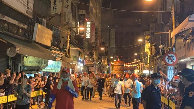 大甲媽起駕掀轟動， 彰化縣警局規劃道路封閉管制。（彰化縣警察局提供／吳敏菁彰化傳真）