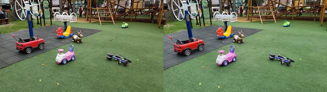 小米11（左）与三星Galaxy S20 Ultra日间实拍对比(2)。（黄慧雯摄）
