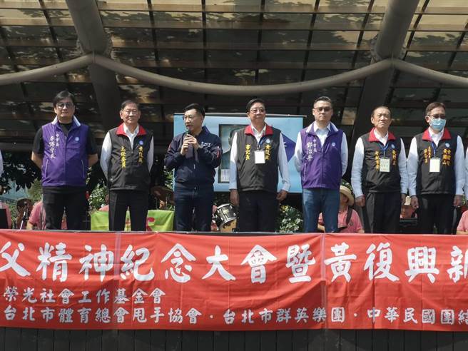 江啟臣今年3月參加黃復興黨部新春聯誼。(黃復興黨部提供)