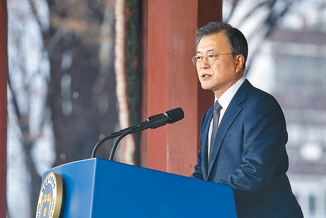 南韩首尔、釜山市长补选结果出炉，总统文在寅和执政「民主党」惨败。（中新社）