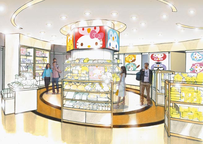 东武百货店池袋本店三丽鸥专区大规模改装。（三丽鸥提供）