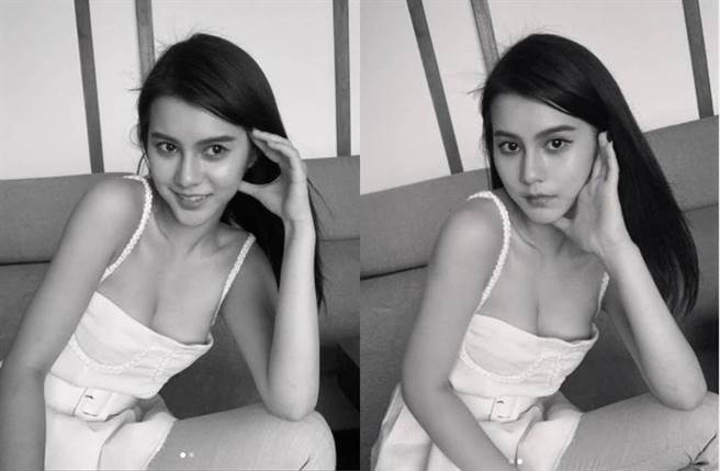 邓月平性感美照让人乍看以为走光。(图／翻摄自邓月平IG)