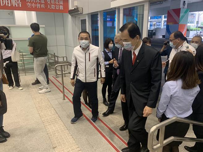 新北市长侯友宜今出席板桥转运站启用典礼。（王扬杰摄）