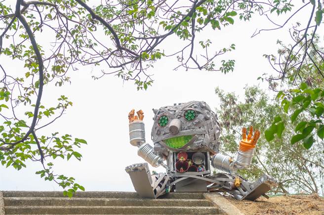 溪计画2.0还邀请嘉县各地具有就地取材，以及创作功力的社区规画师，创作了9座地景装置作品，丰富沿线农村的地景。（嘉义县政府提供／吕妍庭嘉义传真）