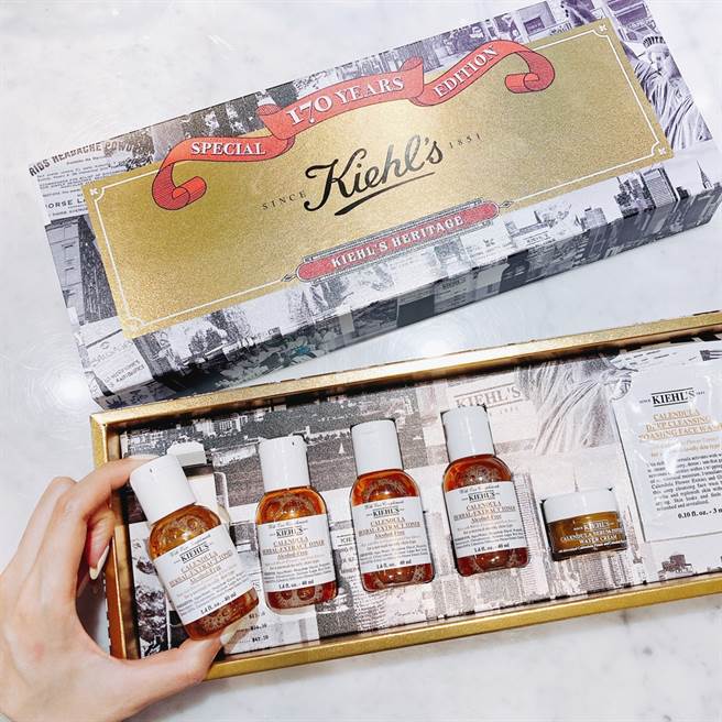 KIEHL’S契尔氏170ml精致豪华礼盒。（邱映慈摄）