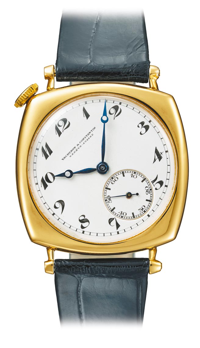 江诗丹顿于1921年发表的American 1921腕表，诞生背景与汽车工业的蓬勃发展有密切关系。（江诗丹顿提供）