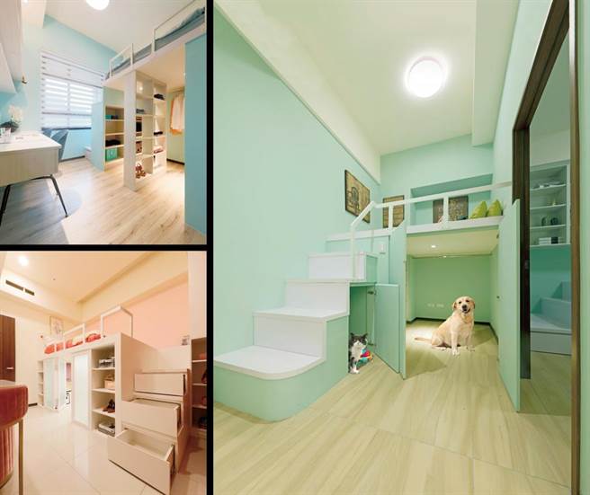 丽宝集团造镇计画第4期「微笑之心」，室内挑高3米6设计，提供客户可弹性规划收纳空间。(图/业者提供)