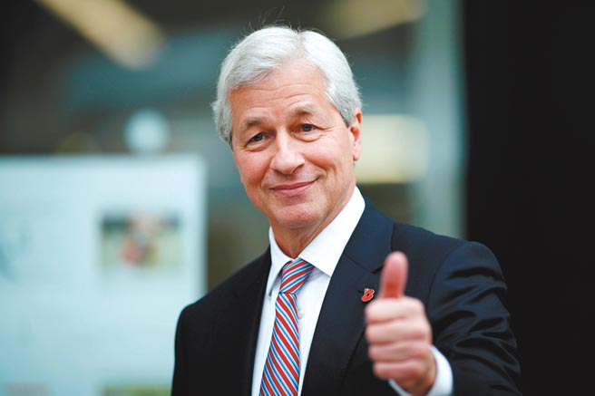 摩根大通首季财报表现出色，图为其董事长暨执行长迪蒙。图／路透