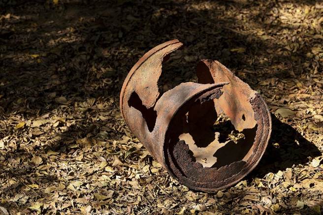 陈金旺作品［流逝痕迹］。(台中市政府文化局提供)