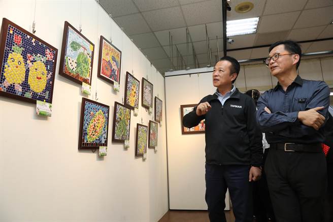 嘉义县中埔乡公所今10日在嘉槟文化馆举办国中小学第5届「艺起童乐」学生艺文联展。（嘉义县政提供∕吕妍庭嘉义传真）