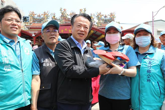 嘉义县义竹鸽笭文化季今11日开笼起飞，今年赛鸽笭各村对决时间从4月17日至5月21日止，每村对决为期约20天。（吕妍庭摄）