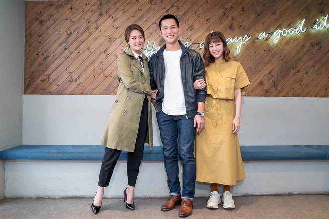 方志友加入《女力報到》首次與楊雅筑、梁瀚名合作。（TVBS提供）