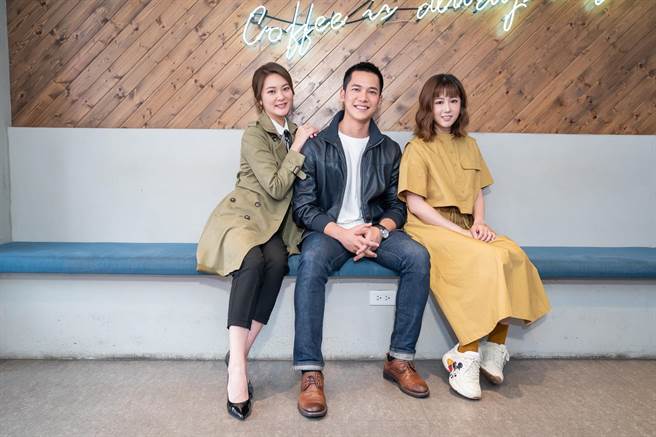 方志友加入《女力報到》首次與楊雅筑、梁瀚名合作。（TVBS提供）