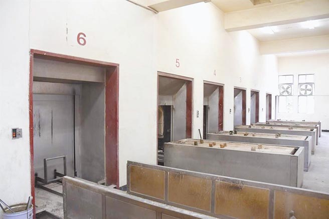 花莲县吉安乡慈云山怀恩园区火葬场共有6座火化炉具，每座均已使用10逾年，设备老旧引来空污隐忧。（吉安乡公所提供／罗亦晽花莲传真）