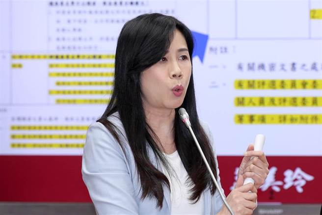 国民党立委万美玲。（黄世麒摄）
