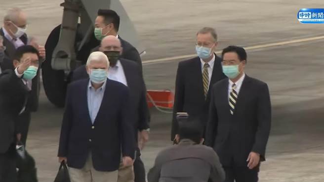 陶德来访，民进党：显示美跨党派对台支持。（翻摄直播影片）