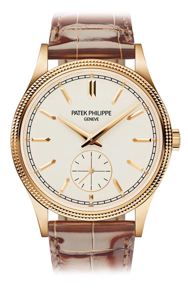 百达翡丽Calatrava Ref.6119R-001玫瑰金手动上炼腕表，86万2000元。（百达翡丽提供）