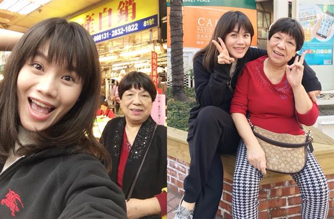 朱海君过去曾晒跟婆婆合影。（图／翻摄自朱海君 Angel脸书）