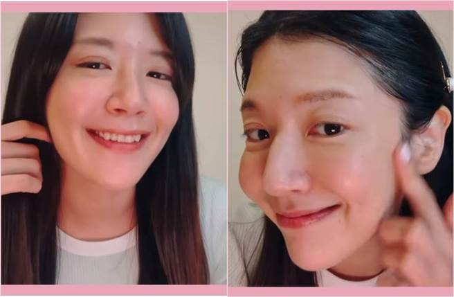 郑亦真大方顶素顏敷脸，白嫩美肌超不科学。（图／取材自新闻主播 郑亦真脸书）