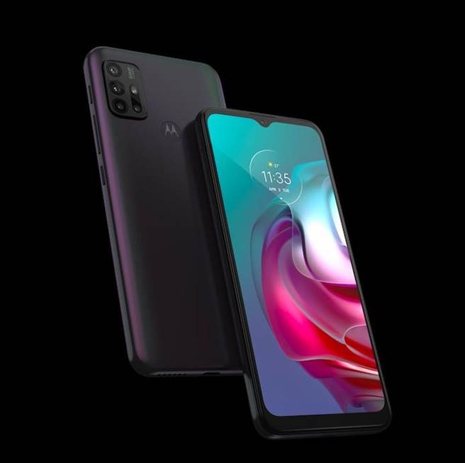 Motorola在台推出moto g30，共幻影黑（见图）、晴空白 2色，5990元。（Motorola提供）