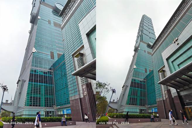 vivo X60 Pro广角与超广角实拍对比。（黄慧雯摄）
