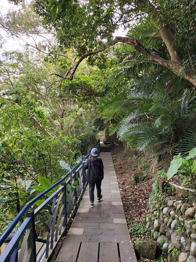 新店区公所建议可步行和美步道前往游戏场。（新店区公所提供）