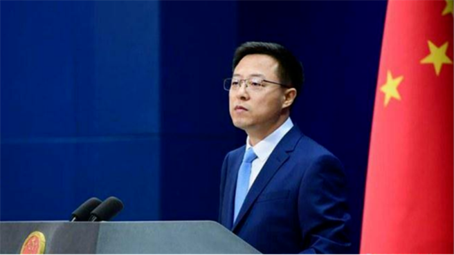 大陆外交部发言人赵立坚。（新华社）