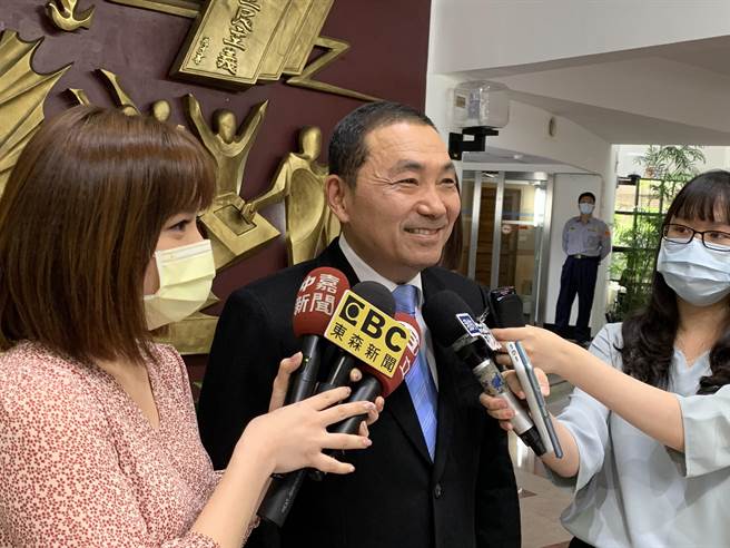 日本排放核废水　侯友宜：台湾身为邻国更该反对。（叶德正摄）