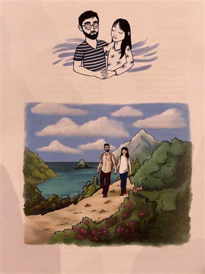 家人在巴黎替Charles De Guyenro舉辦告別式(圖/讀者提供)