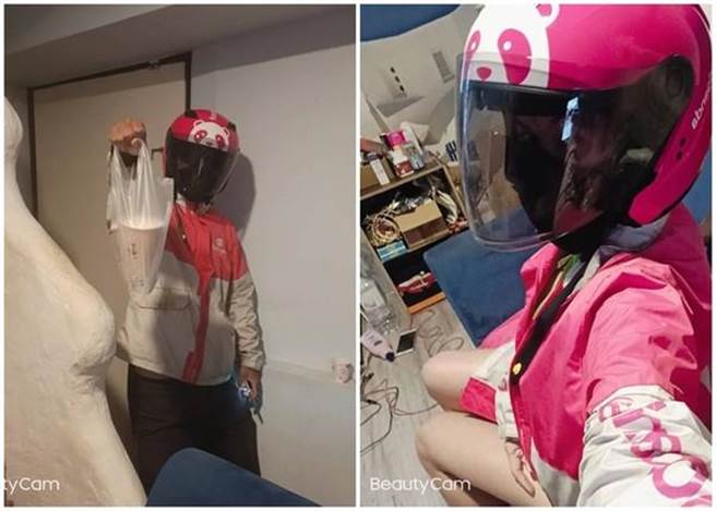 男女外送员13秒床战影片疯传，网友看后：小心触法。（图／翻摄自Facebook／外送员的奇闻怪事）