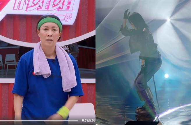 那英录影初期常被批评舞姿尷尬。（图／翻摄自那英微博）