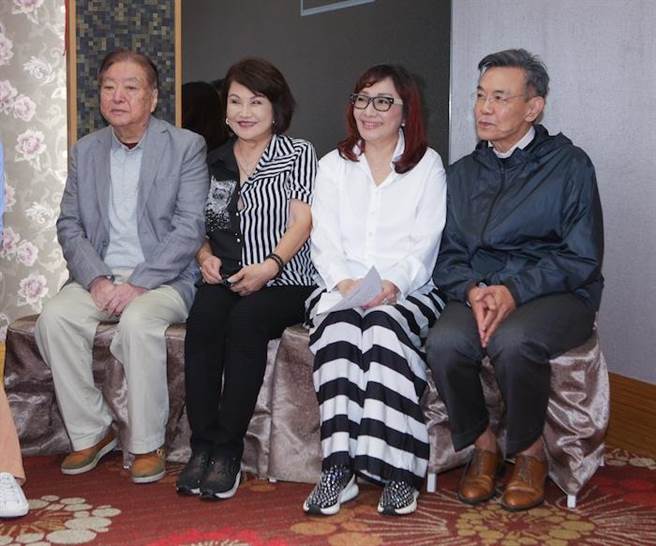 王道（右起）、郑亚云、谷音、导演陈烈。（吴松翰摄）