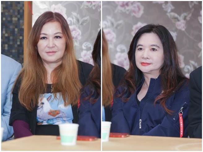 张富美（左图）、应晓薇。（吴松翰摄）