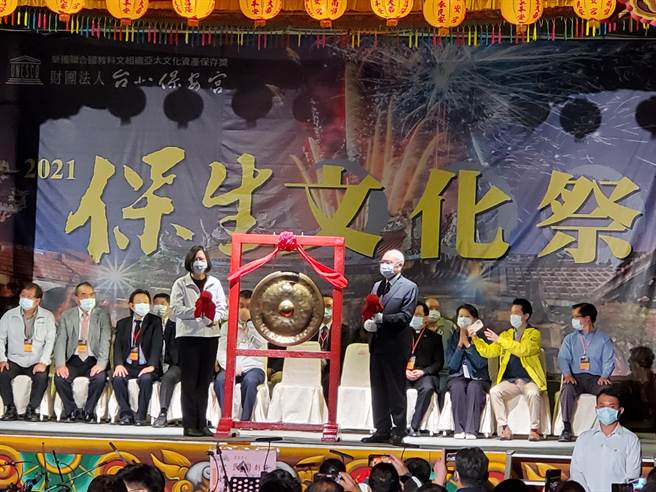 總統：保生大帝的信仰是台灣文化資產，也是民間外交典範。曾薏蘋攝