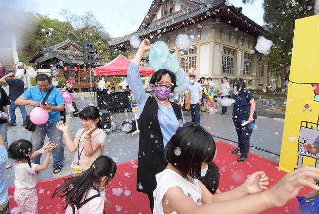 「卦山3号主题市集」以「市集游乐园」为发想出发。（吴敏菁摄）