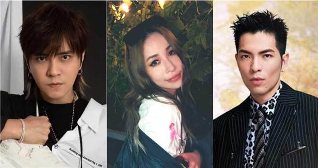 萧敬腾（右）、萧亚轩（中）、罗志祥（左）都是演艺圈有名的爱狗人士。（图／翻摄自网路）