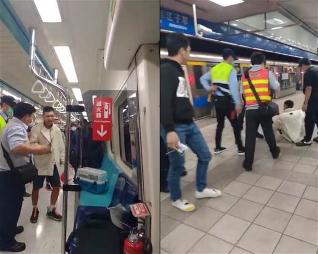 该名男子不久前才闹完北捷（图片取自／爆料公社二社）