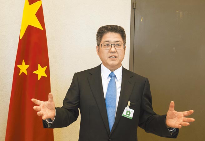 中國外交部副部長樂玉成強調，美國打台灣牌非常危險，這是一條紅線。（新華社）